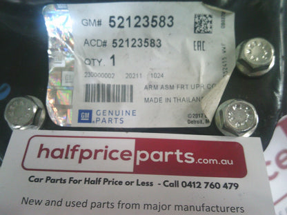 Holden RG Colorado Genuine Right Hand Front Upper Control Arm Assembly New Part