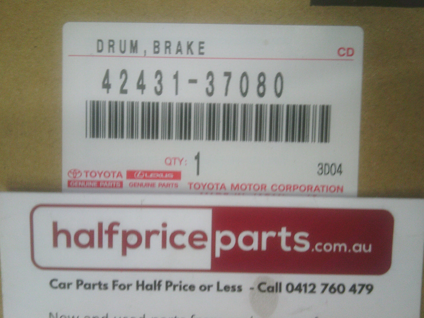 Toyota Coaster Brake Drum New Part