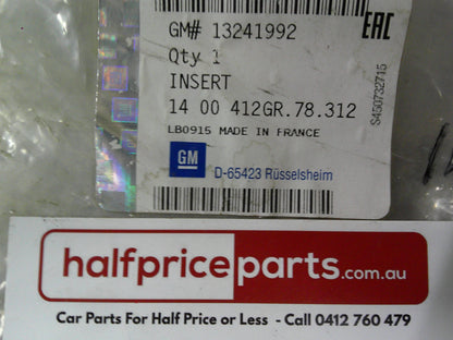 Holden AH Astra Genuine Left Hand Front Bumper Bar Insert (Anthracite In Colour) New Part