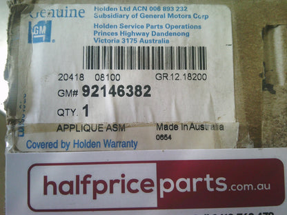Holden VY/VZ Commodore Genuine Rear Boot Lid Centre Garnish Trim Surround New Part