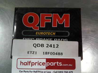 QFM Ceramic Eurotech Rear Brake Pad Set Suits Ford Mustang New Part