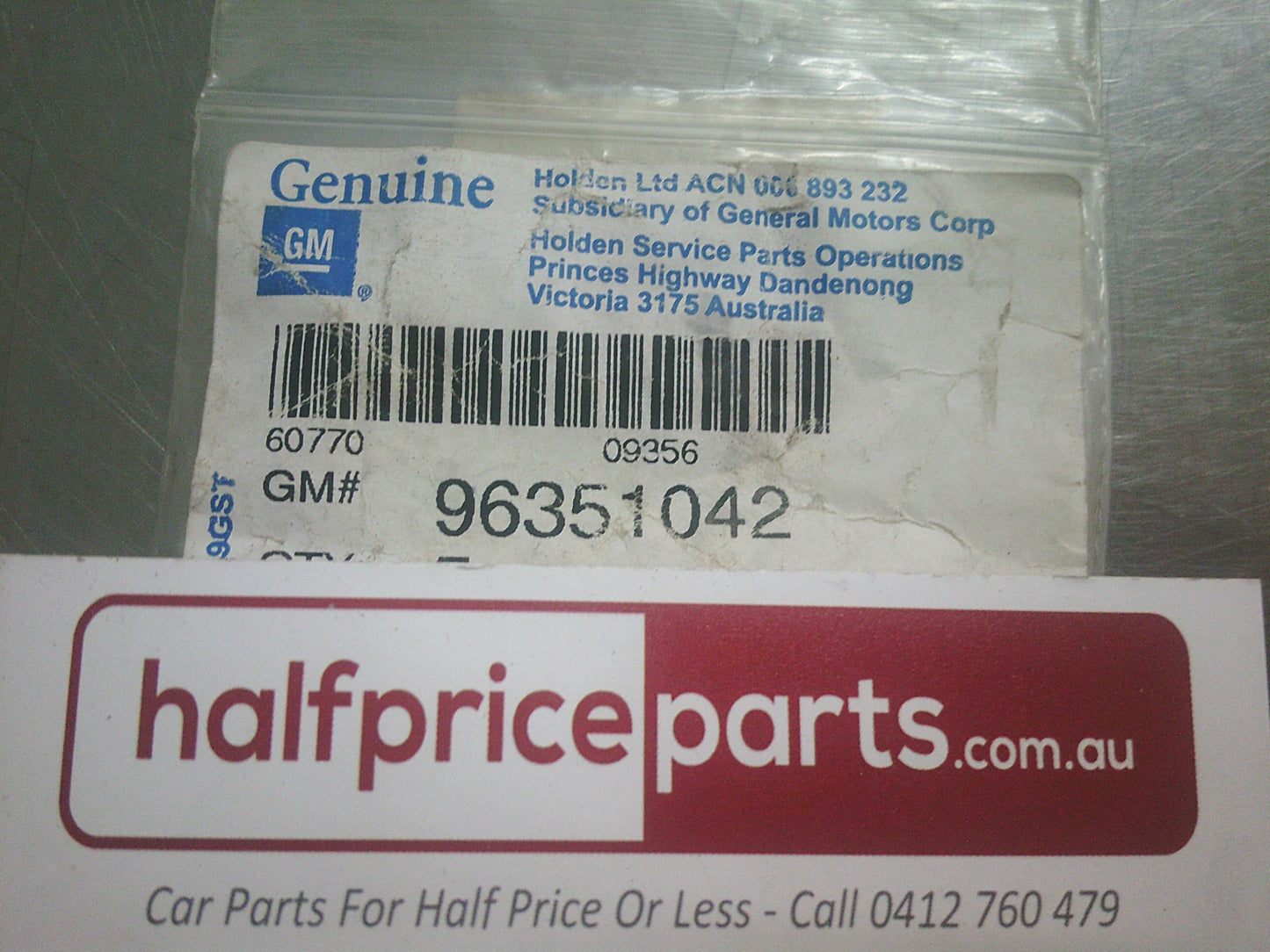 Holden TK/TM Barina Air Cleaner Insulator -  New Part