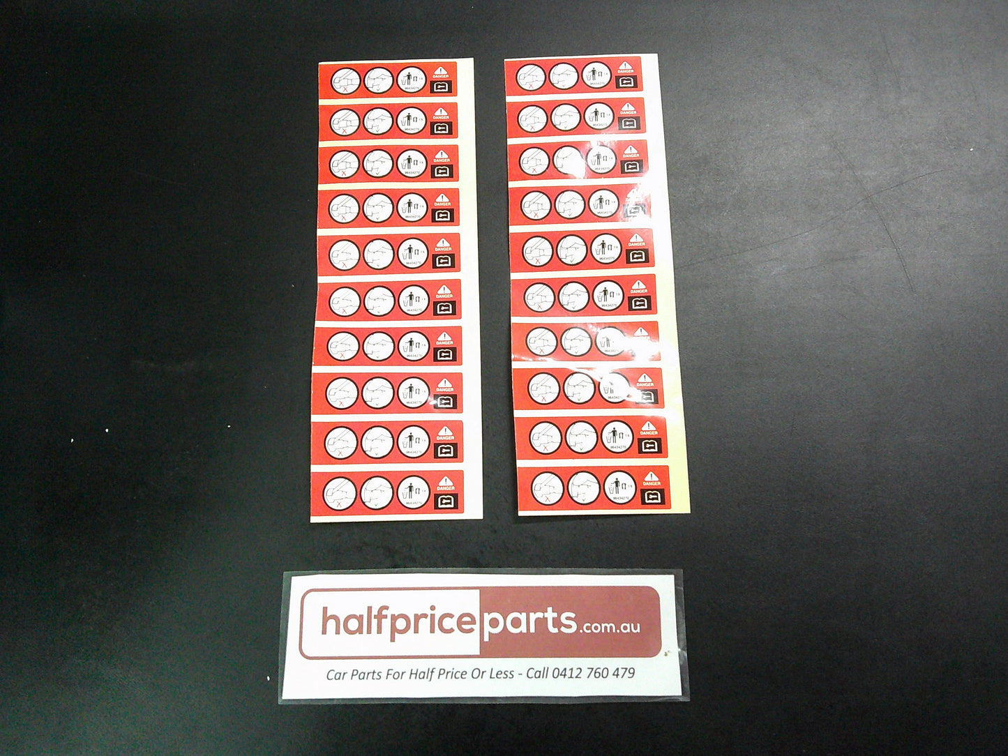 Holden CG Captiva Genuine Set Fuel Feed Return Pipe Label New Part