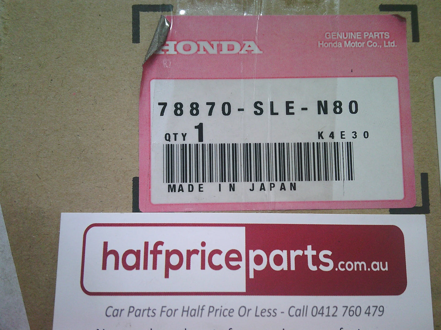 Honda Odyssey 4 Generation Genuine Right Side Curtin Air Bag New Part