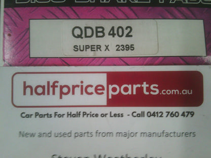QFM Front Brake Pad Set Suits Holden Barina/Suzuki Swift New Part