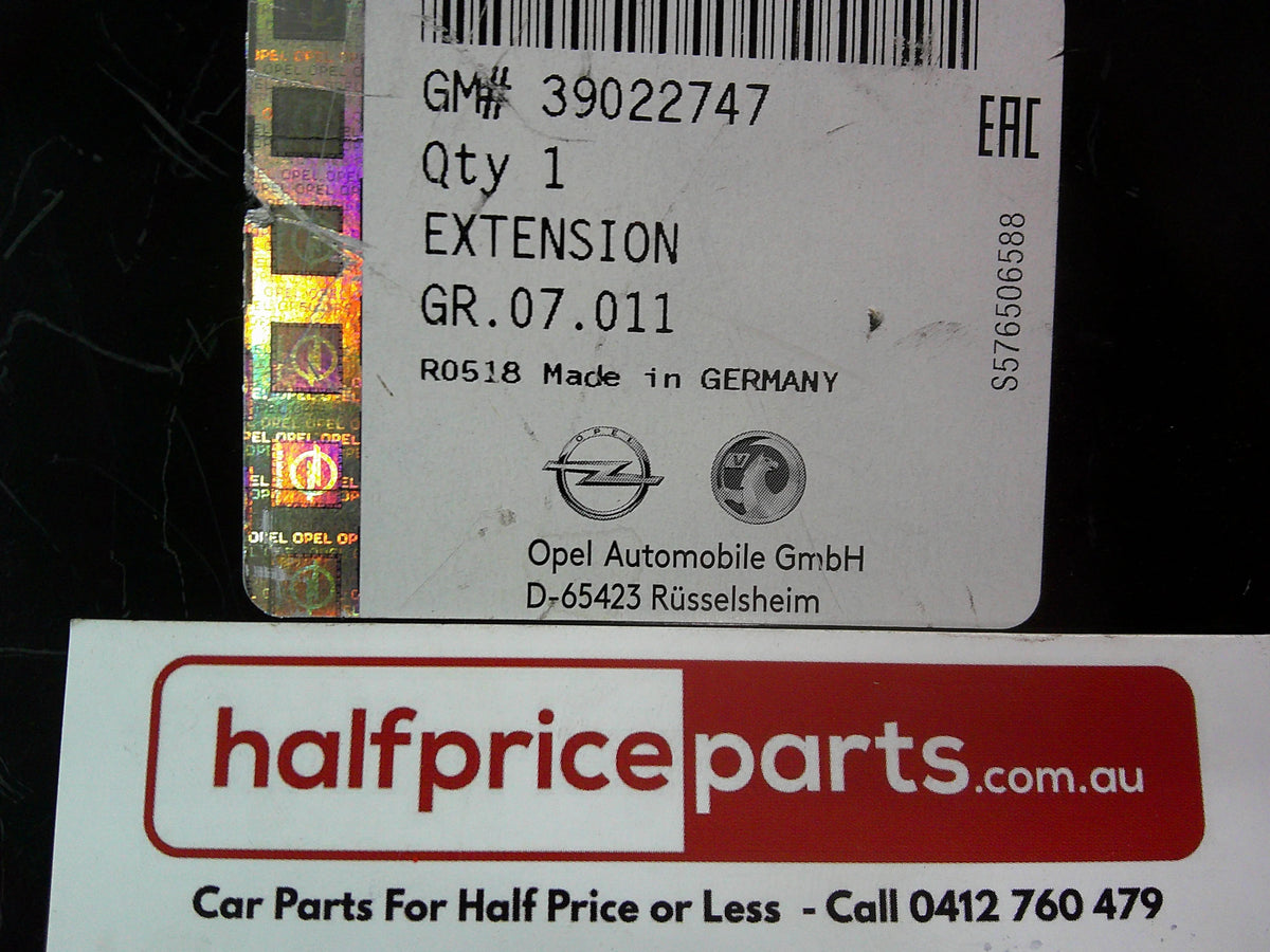 Holden Astra K Genuine Left Hand Rear Lower Guard Sheet New Part