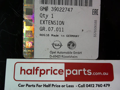 Holden Astra K Genuine Left Hand Rear Lower Guard Sheet New Part