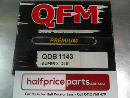 QFM Priemum Rear Brake Pad Set Suits Mitsubishi Galant 2.0 Ltr New Part