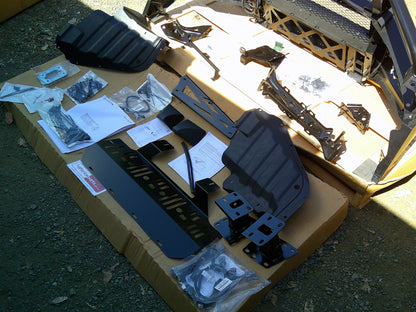 Toyota Hilux Rogue 4x4 Dual Cab Genuine Steel Bull Bar With Day Time Running Lights (Complete Kit New Part