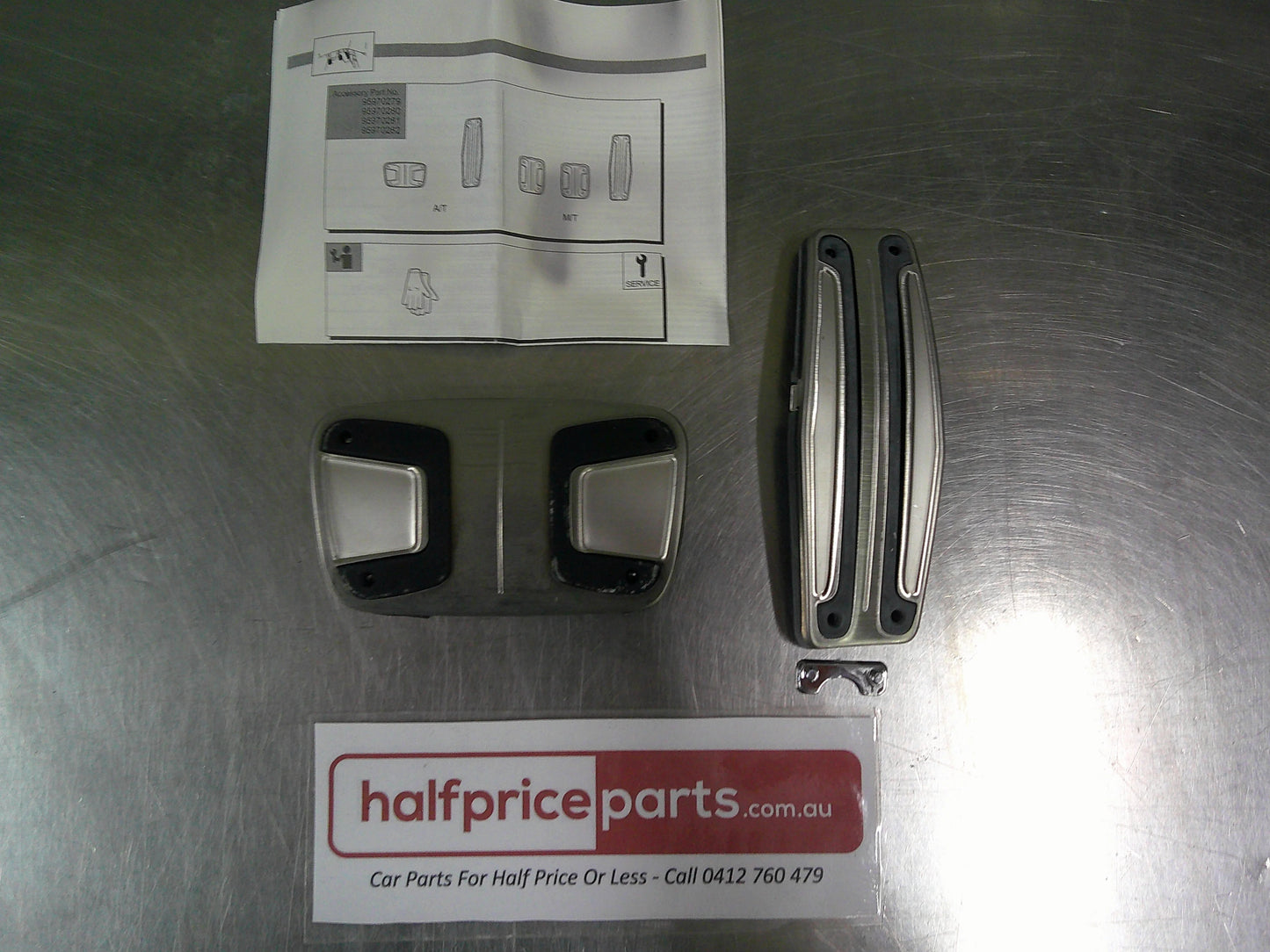 Holden TK Barina Genuine Automatic Sports Pedal Kit New Part
