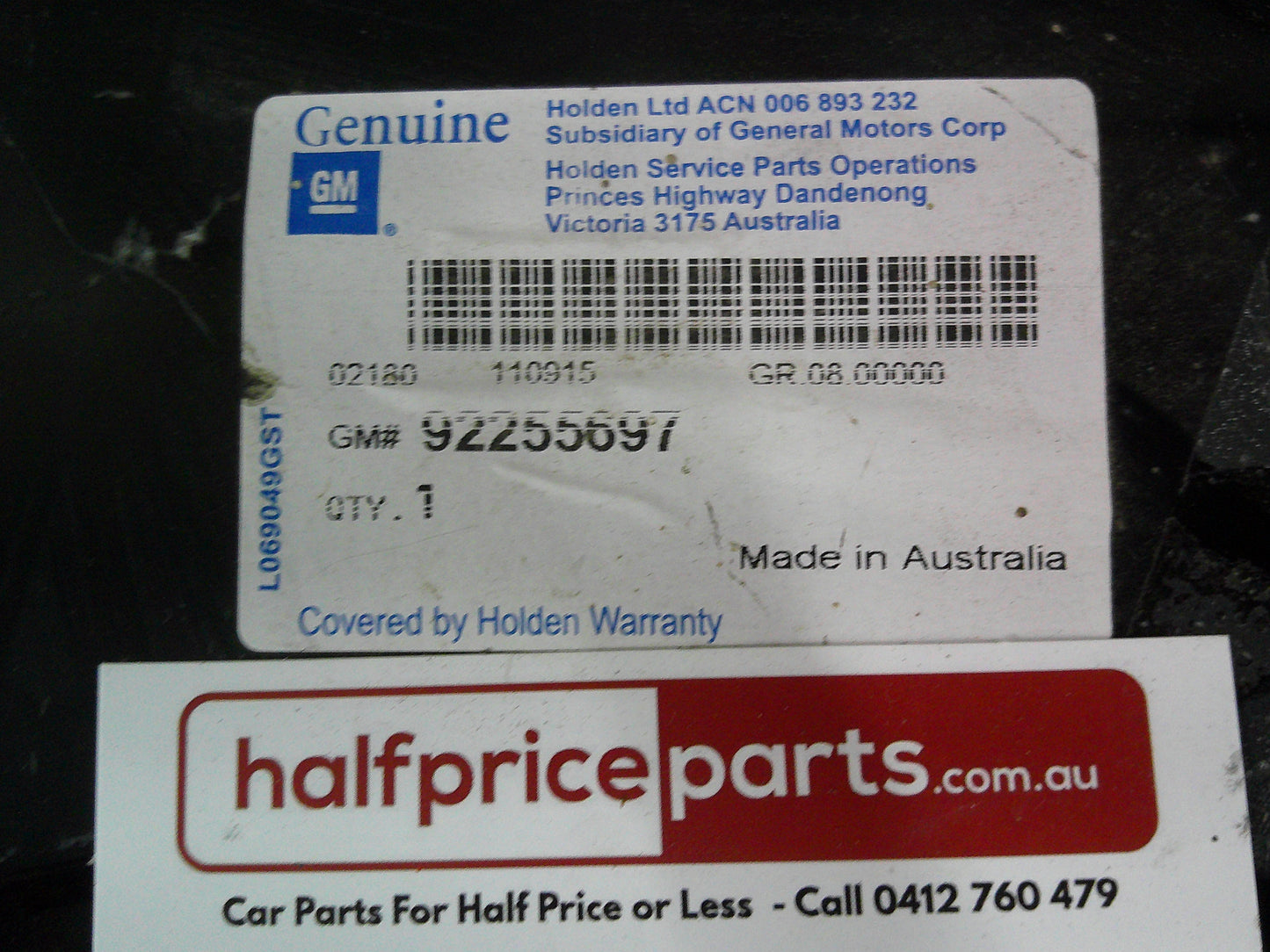 Holden VE Omega/Sports Wagon Genuine Lower Body Extension New Part