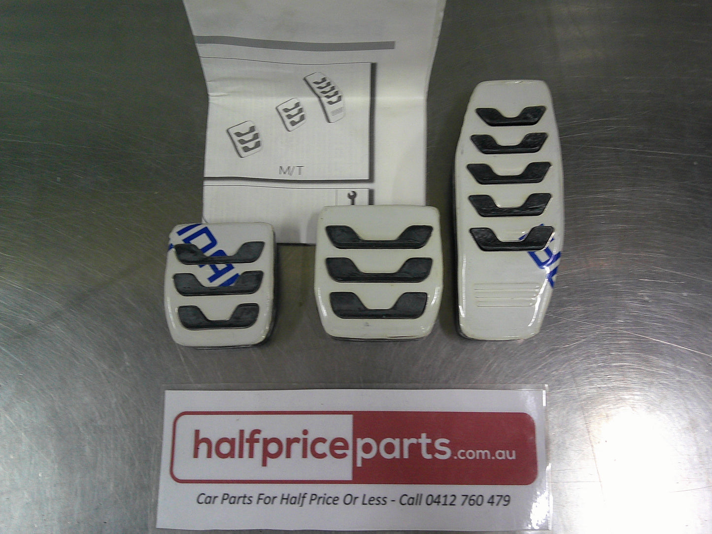 Holden Barina Spark Genuine Manual Pedal Set New Part