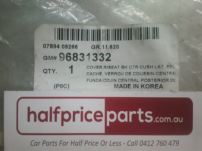 Holden CG Captiva Genuine Handle Latch Cover Rear Folding Seat - New Part