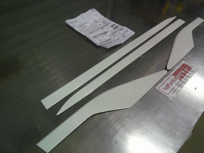Toyota C-HR Genuine Side Lower Sill Garnish Kit (Factory Painted White 058) New Part