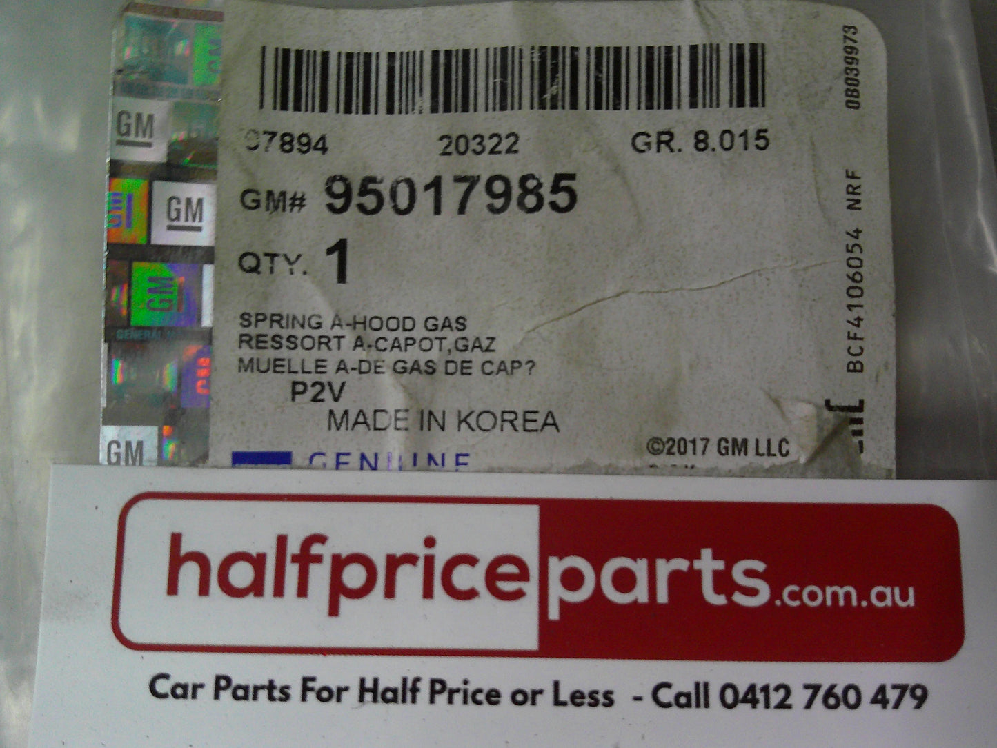 Holden Epica Genuine Bonnet Strut New Part