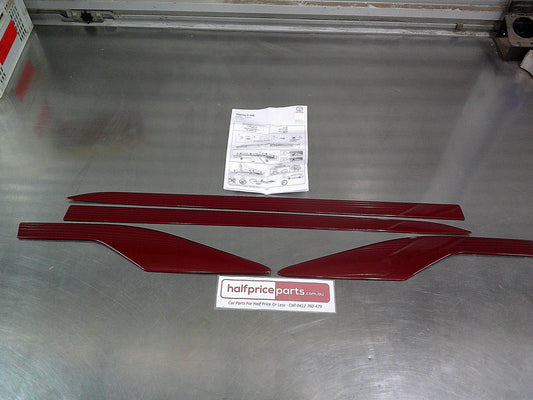 Toyota C-HR Genuine Side Sill Garnish Kit (Factory Painted 3T3 Red Mica) New Part