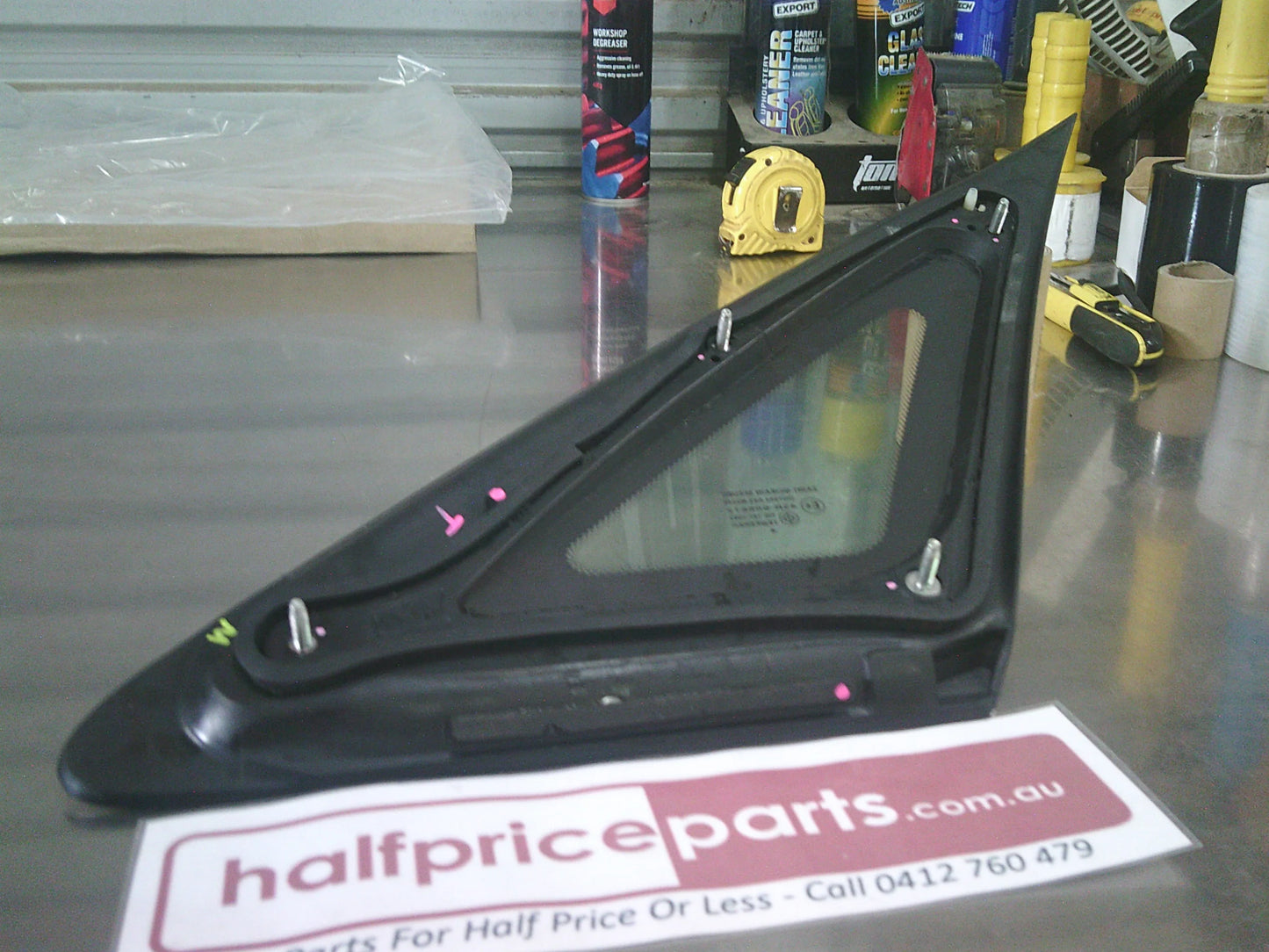 Holden WM/WN Caprice/Statesman/HSV Grange Genuine Left hand Rear Quarter Glass With Chrome Trim New Part