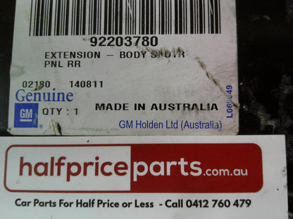 Holden VE Commodore/WM Caprice Rear Right Body Extension Panel New Part