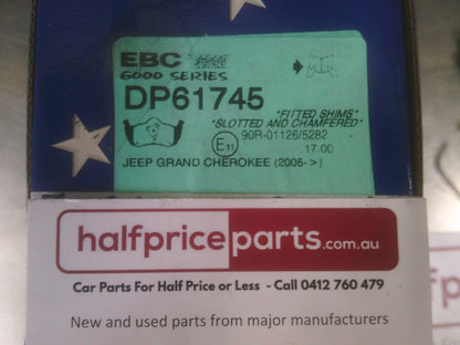 EBC Greenstuff Rear Disc Brake Pad Set Suits Jeep Commander/Grand Cherokee New Part