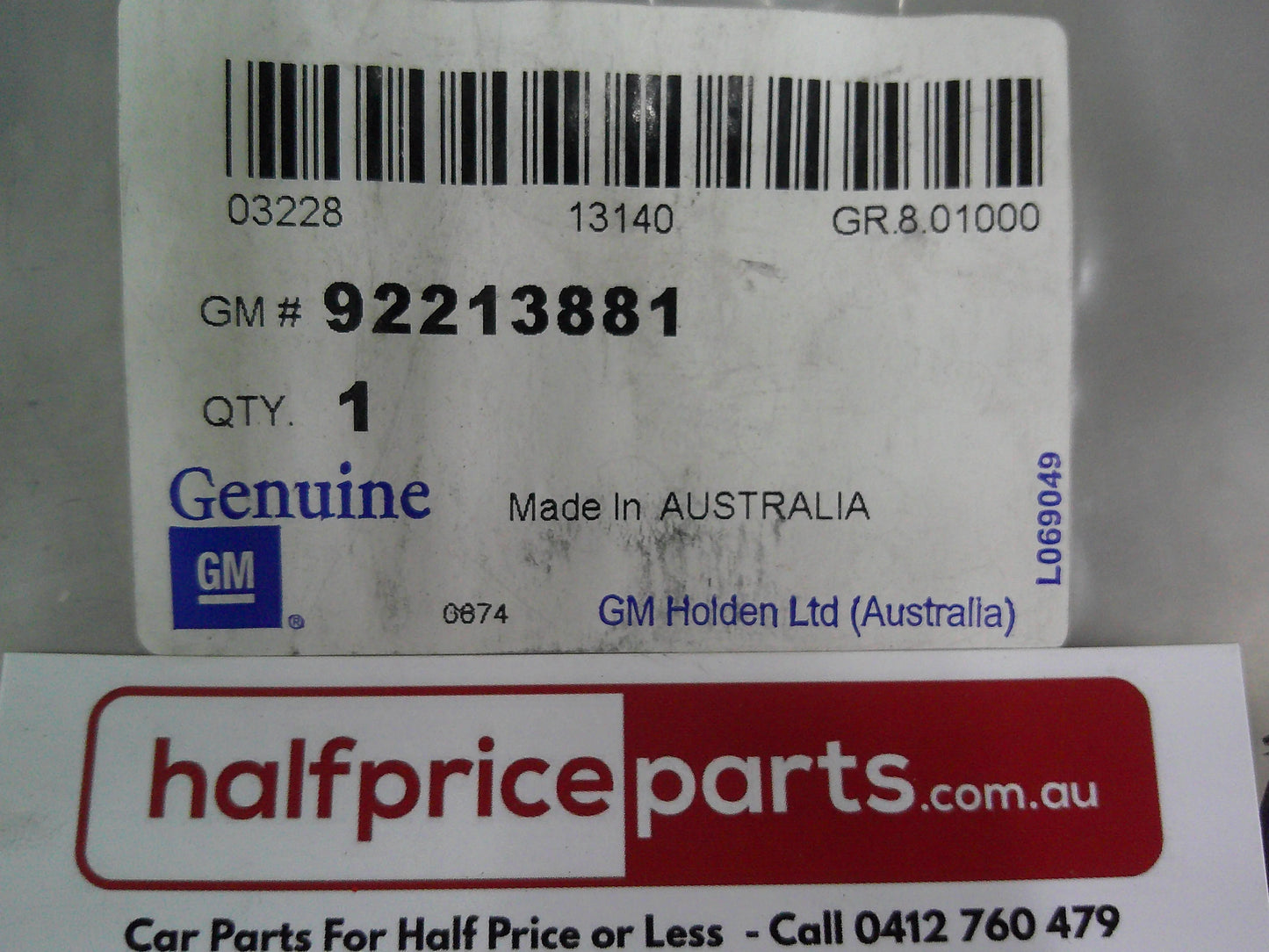 Holden VE/VF/SS/SSV/HSV Commodore/WM Caprice Genuine Rear Bonnet Weatherstrip New Part