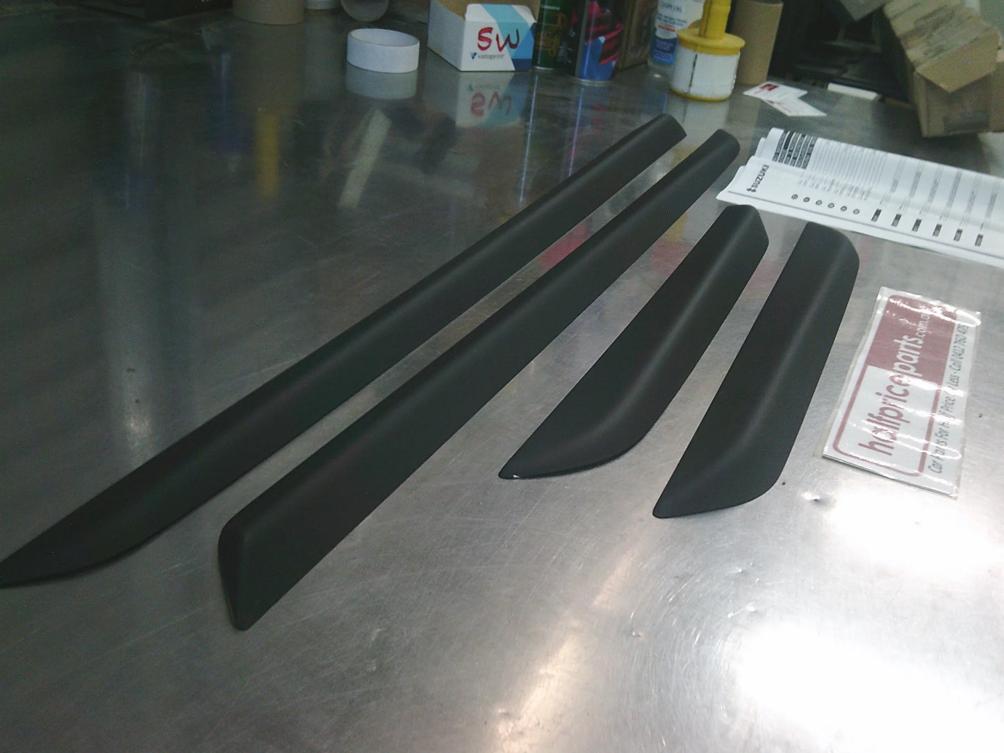 Suzuki Swift / Sport Genuine Side Body Molding Set Of 4 (Black) Front And Rear Doors New Part