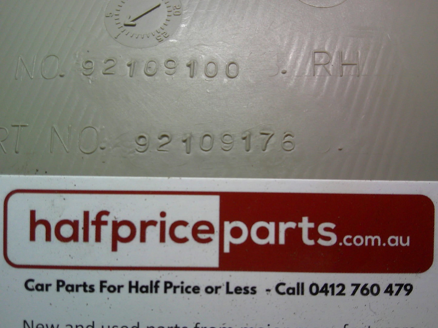 Holden VT/VX/VY/VZ Commodore Genuine Right Hand Rear C-Pillar Trim (Cream Colour) New Part
