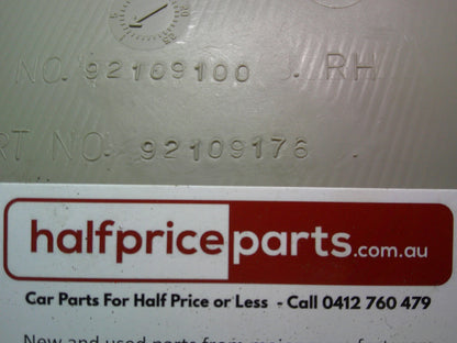 Holden VT/VX/VY/VZ Commodore Genuine Right Hand Rear C-Pillar Trim (Cream Colour) New Part