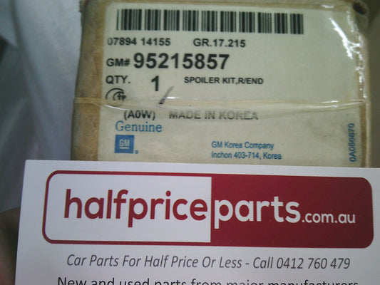 Holden JH Cruze Genuine Boot Spoiler Kit (Factory Primer) New Part
