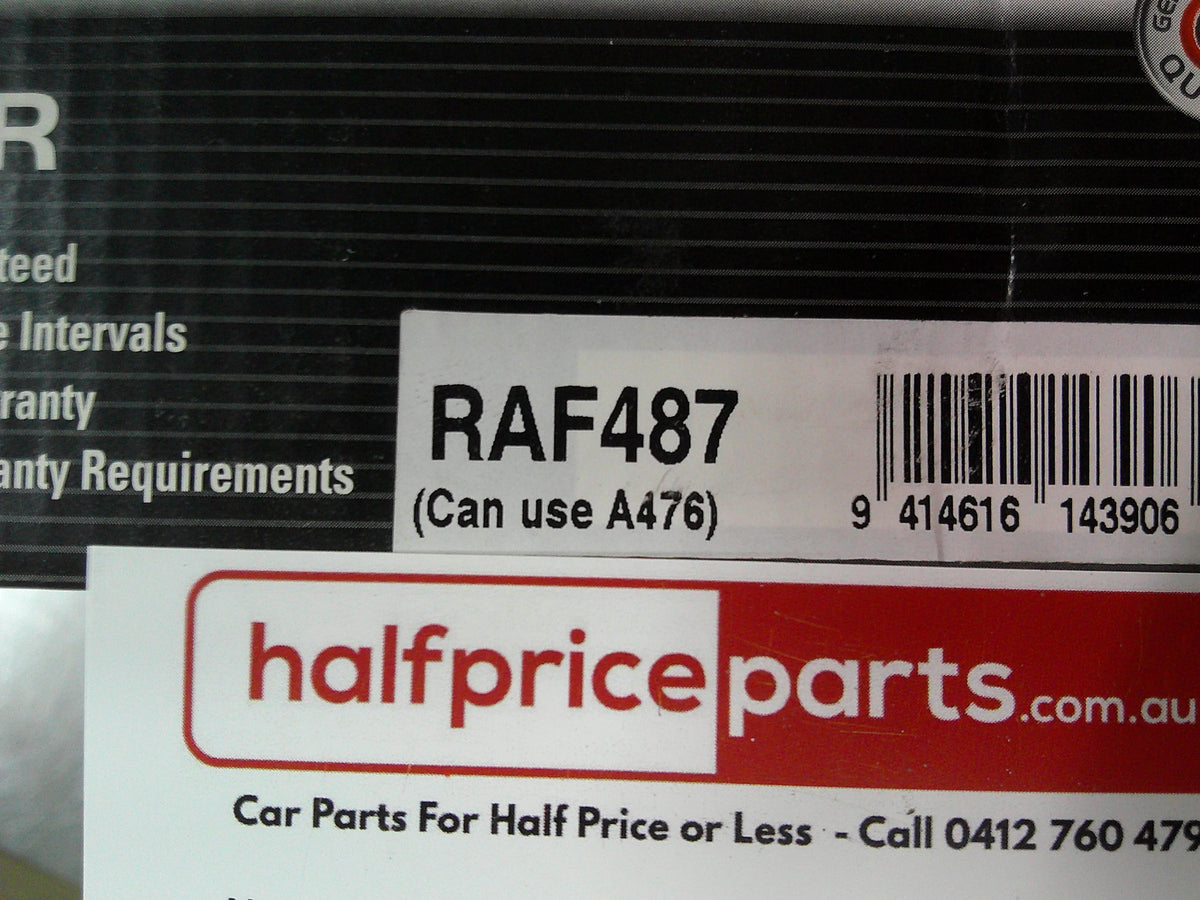 Repco Engine Engine Air Filter Suits Audi 90/80 Models New Part