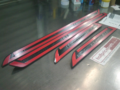 Suzuki Swift / Sport Genuine Side Body Molding Set Of 4 (Black) Front And Rear Doors New Part