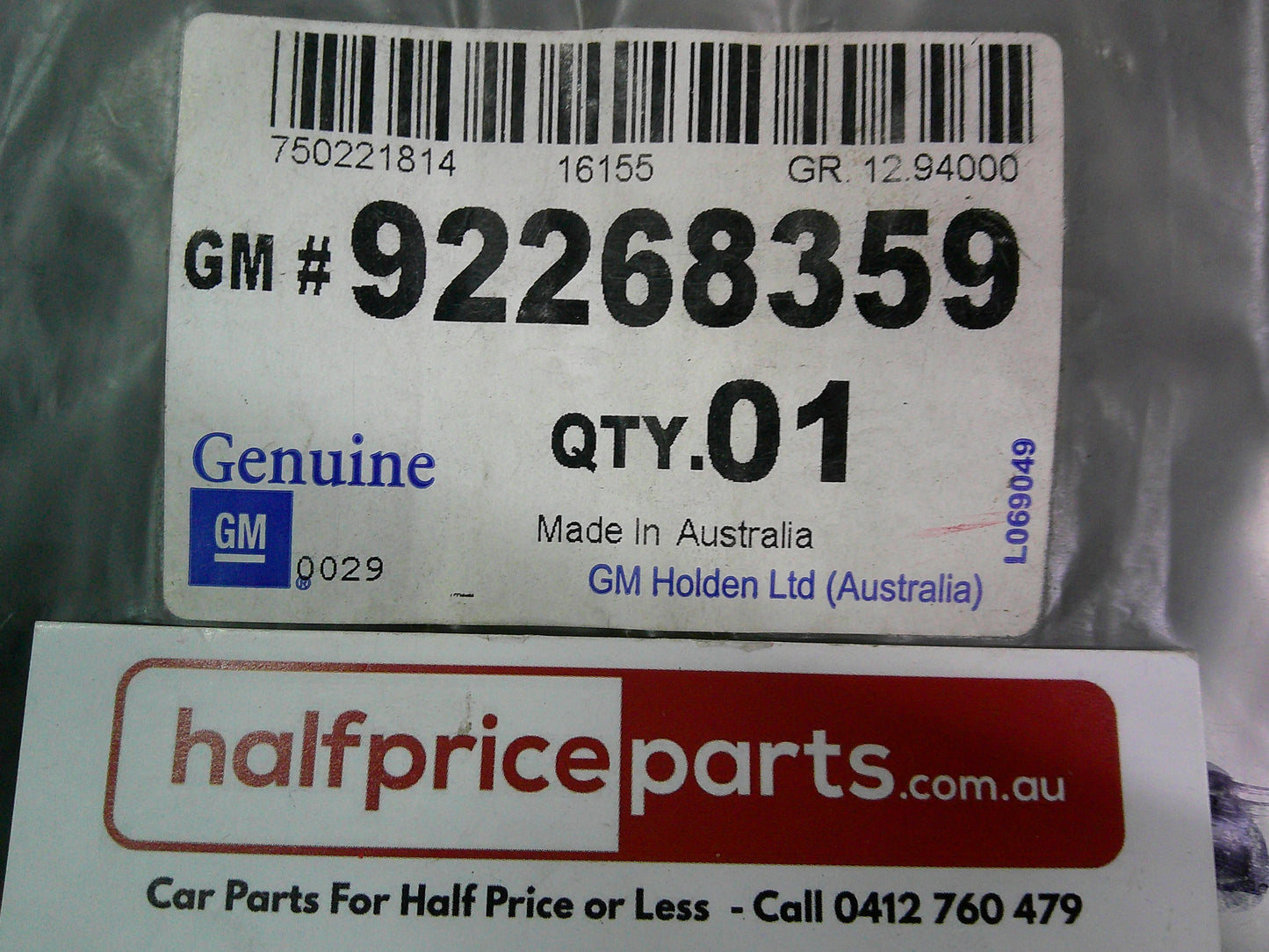 Holden Genuine Body Side Panel Sealing Strip New Part