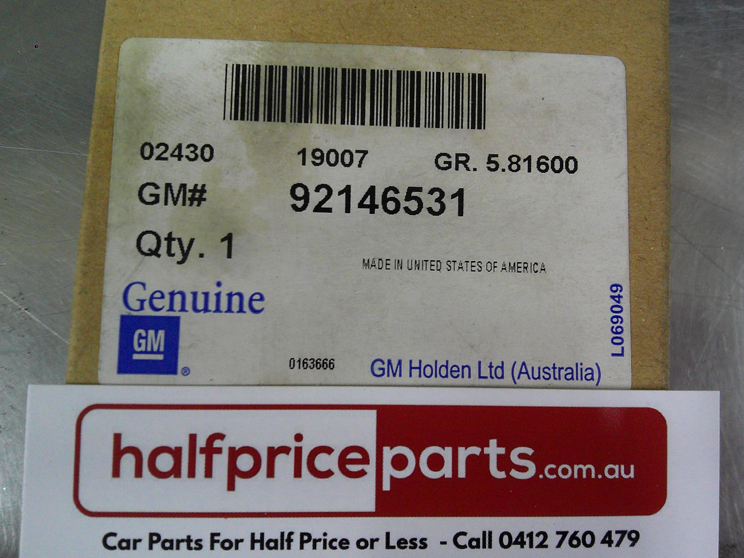 Holden VZ Commodore Ute/Crewman/Tonner Genuine Rear Axel Wheel Bearing New Part
