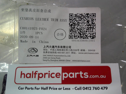 LDV D90 Genuine Drivers Front Seat Base (Black Leather) New Part