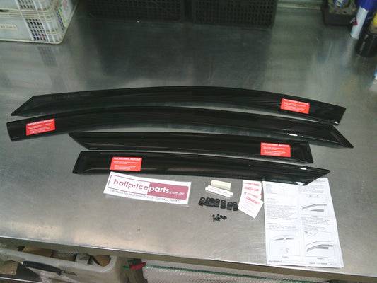 Holden Astra BK Hatch Genuine Smoked Slimline Weather Shields Set Of 4 Kit (Hatch ONLY) New Part