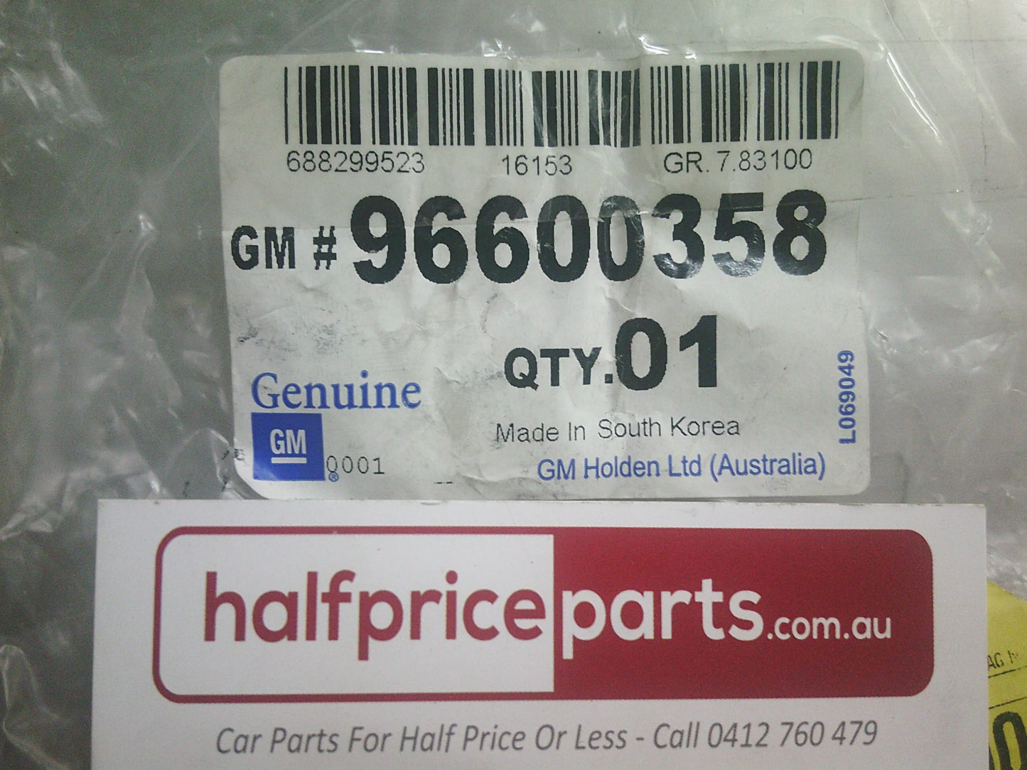 Holden TK Barina Genuine Front Right Liner Fender Bracket - New Part