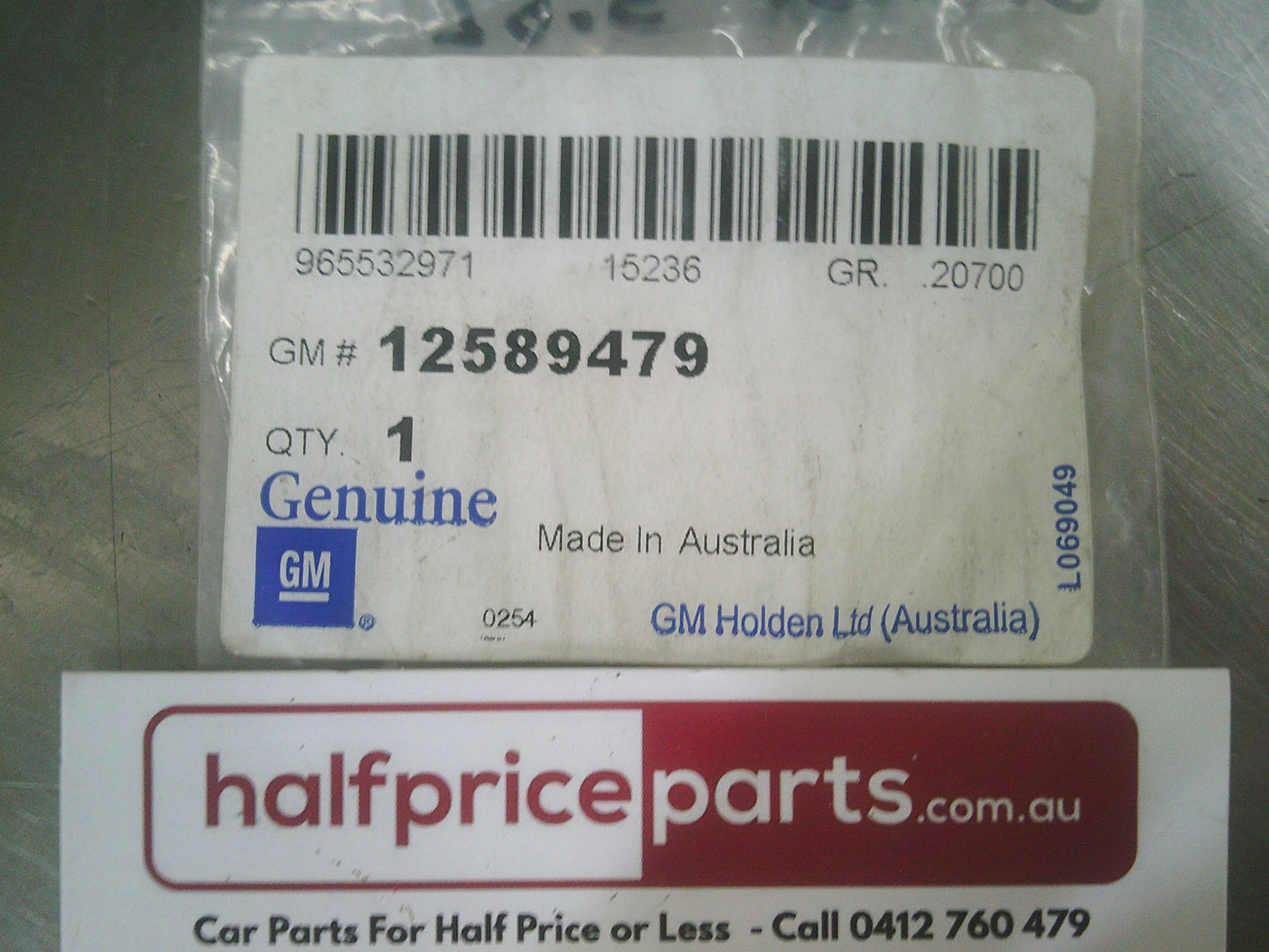 Holden Genuine Timing Chain Gasket Suits Holden CG Captiva/RC Colorado/ RA Rodeo/ VZ/VE/VF Commodore New Part