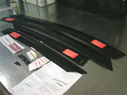 Holden Astra BK Hatch Genuine Smoked Slimline Weather Shields Set Of 4 Kit (Hatch ONLY) New Part