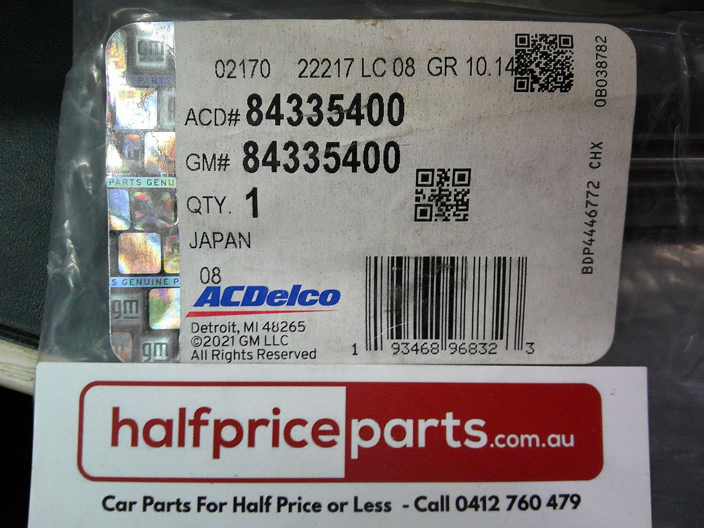 Holden AC Acadia Genuine Right Hand (Drivers) Front Wiper Blade 600mm New Part
