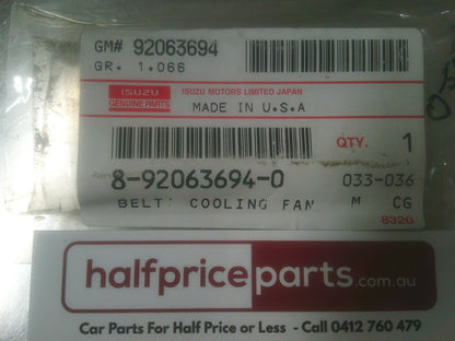 Isuzu Genuine Drive Belt Suits Ford/Holden/Land Rover/Mazda/Mitsubishi/Isuzu/Rover New Part