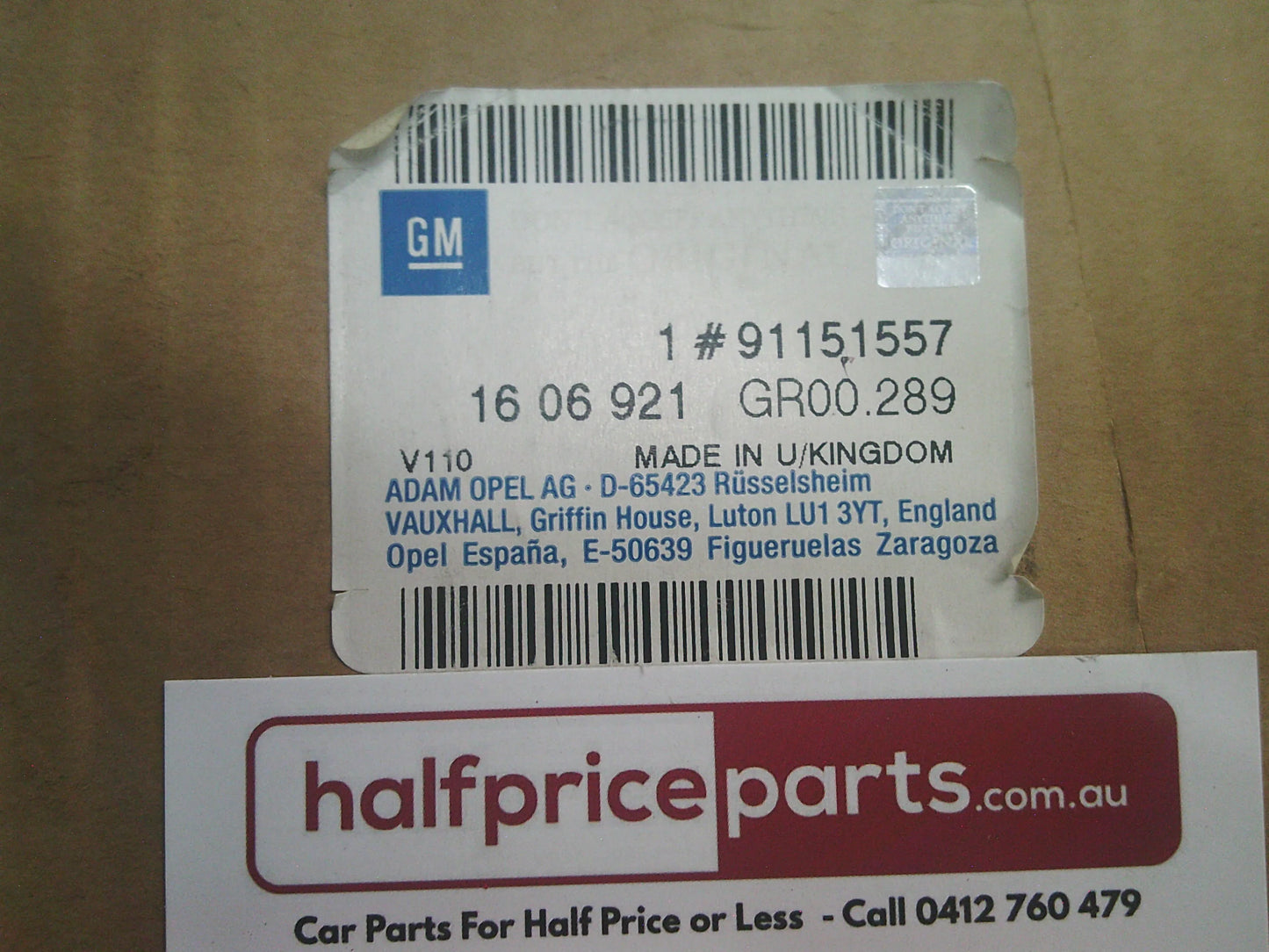 Holden Frontera Genuine VRS Gasket kit New Part