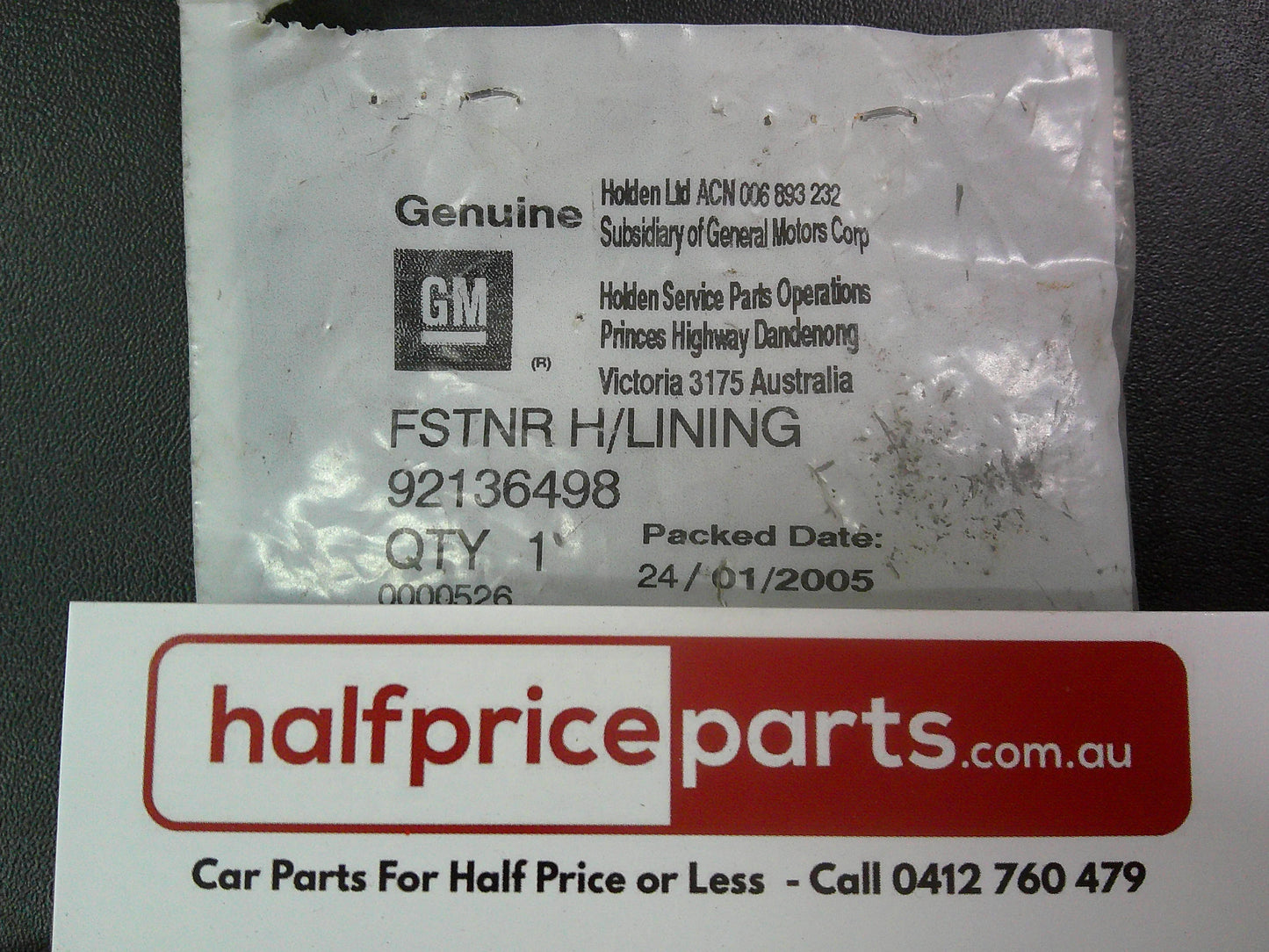 Holden VT/VX/VY/VZ Commodore Genuine Roof Trim Clip New Part