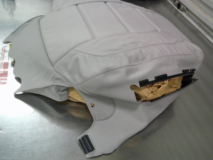 Mercedes-Benz 204 Series Genuine Left Hand Front Seat Back In Alpaca Gray Leather New Part