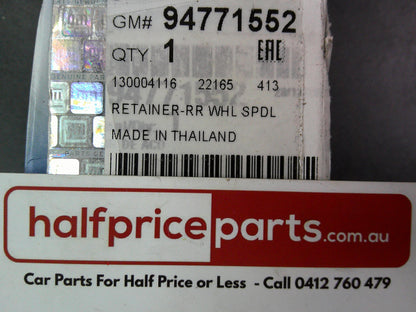 Holden RG Colorado Genuine Rear Wheel Speed Reluctor Retainer New Part