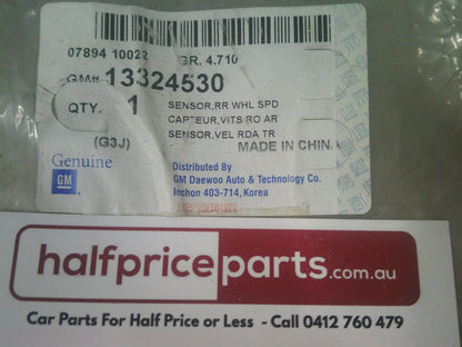 Holden JG Cruze Genuine Left Hand Rear ABS Wheel Speed Sensor New Part