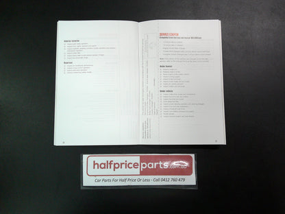 Holden EM Malibu Genuine Service/Warranty Booklet New Part