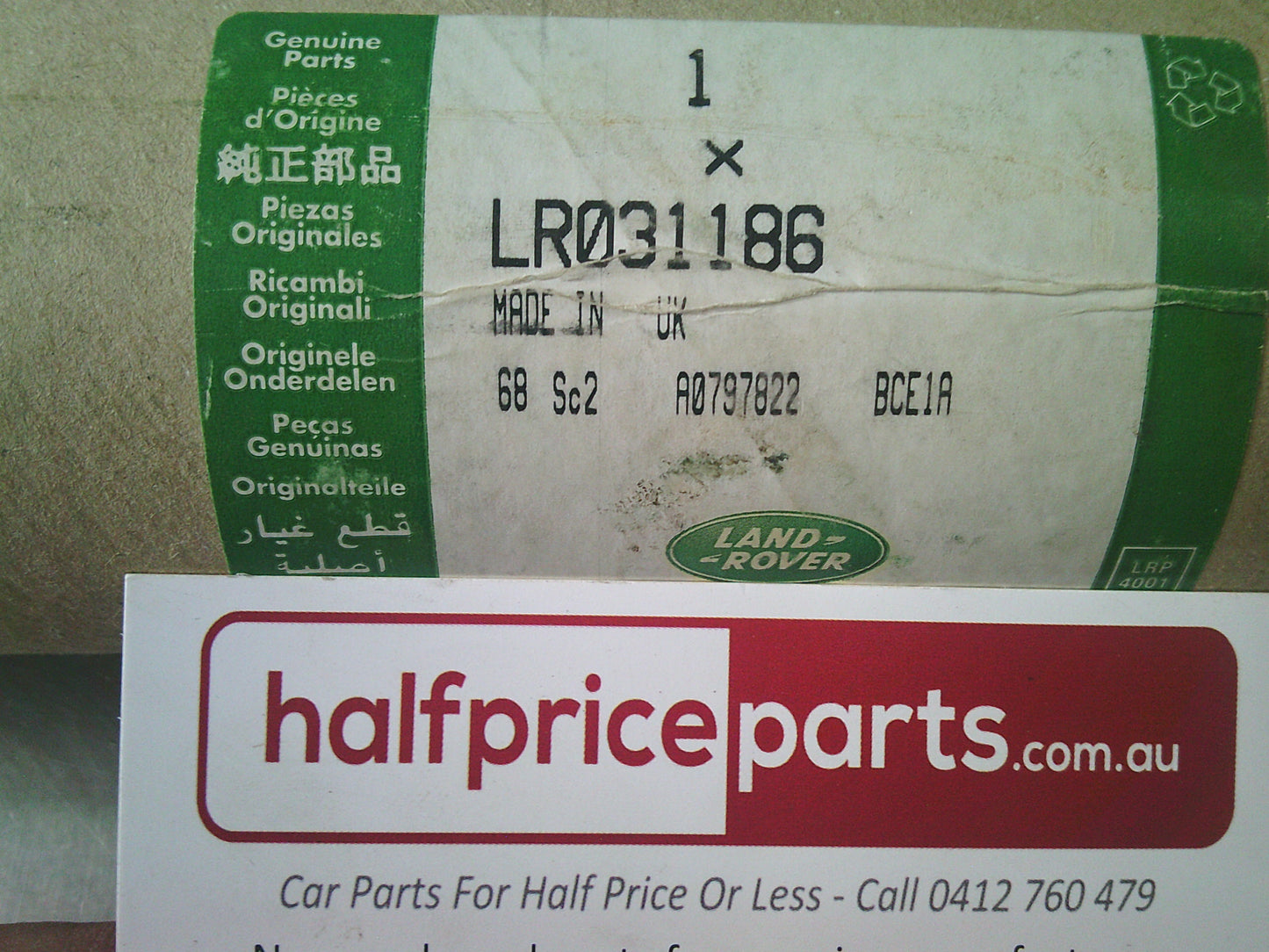 Land Rover Discovery LR3/LR4 Genuine Upper Windscreen Molding New Part