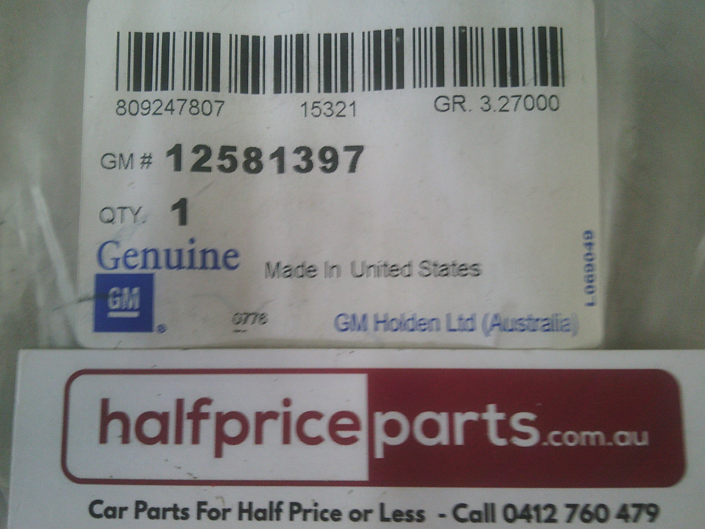 Holden CG Captiva Genuine Inlet Manifold Gasket New Part