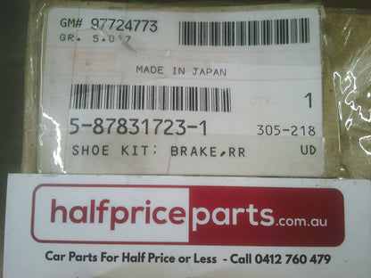 Holden TF Rodeo Genuine Heavy Duty Rear Brake Shoes New Part