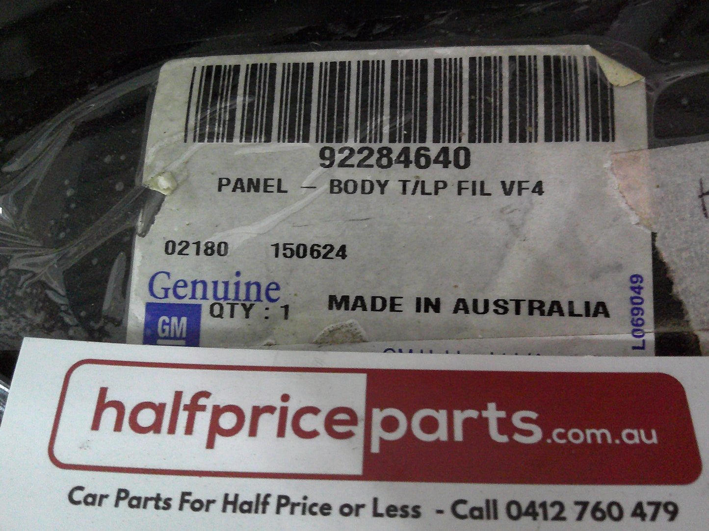 Holden VF Commodore Sedan Genuine Tail Light Panel Pocket New Part