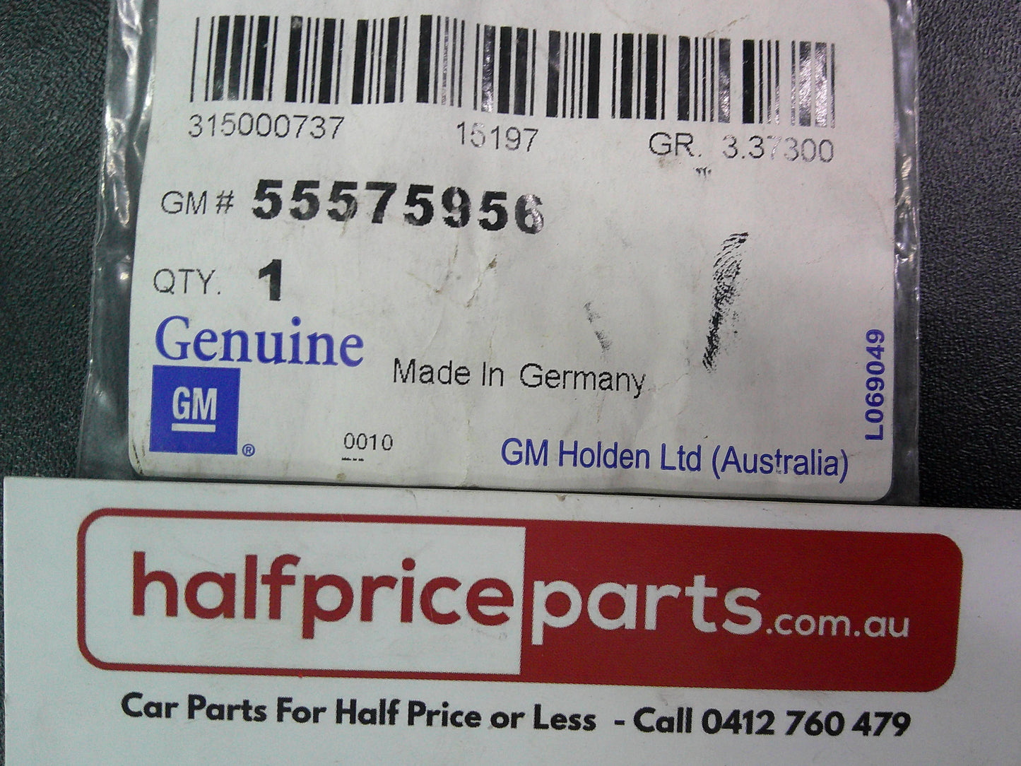 Holden TJ Trax/ TM Barina/JH Cruze Genuine Hose Clamp New Part